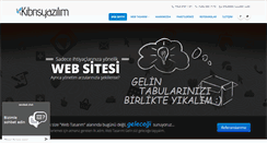 Desktop Screenshot of kibrisyazilim.com